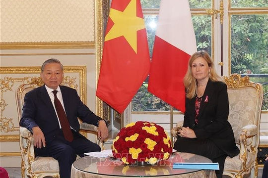 Việt Nam và Pháp hướng tới quan hệ đối tác chiến lược tầm cao mới