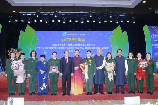 4 tập thể, 11 cá nhân nhận Giải thưởng Phụ nữ Việt Nam năm 2024 4 tập thể, 11 cá nhân nhận Giải thưởng Phụ nữ Việt Nam năm 2024