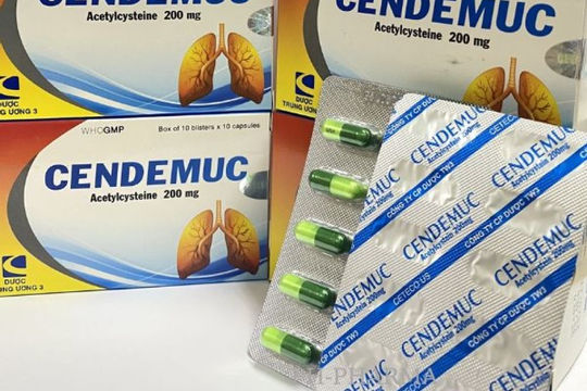 Thu hồi khẩn cấp thuốc Cendemuc không đạt tiêu chuẩn