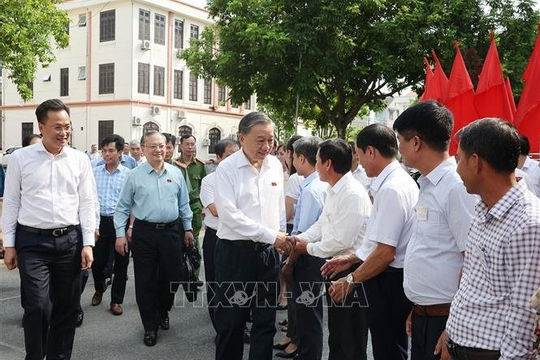 Tổng Bí thư, Chủ tịch nước Tô Lâm tiếp xúc cử tri Hưng Yên