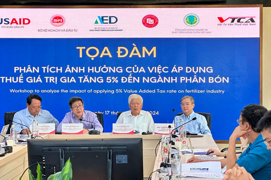 Áp thuế VAT 5% với phân bón: Người nông dân có thể giảm 453 tỷ đồng chi phí phân bón nội địa