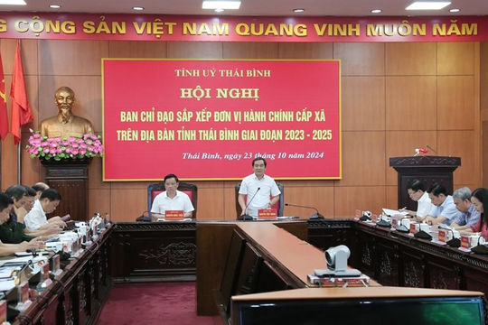 Thái Bình đảm bảo ổn định bộ máy tổ chức tại các đơn vị hành chính mới