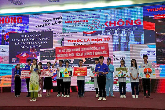 Cuộc thi “Tìm hiểu tác hại của thuốc lá và thuốc lá điện tử” trong thanh thiếu niên tỉnh Cà Mau, năm 2024 Cuộc thi “Tìm hiểu tác hại của thuốc lá và thuốc lá điện tử” trong thanh thiếu niên tỉnh Cà Mau, năm 2024