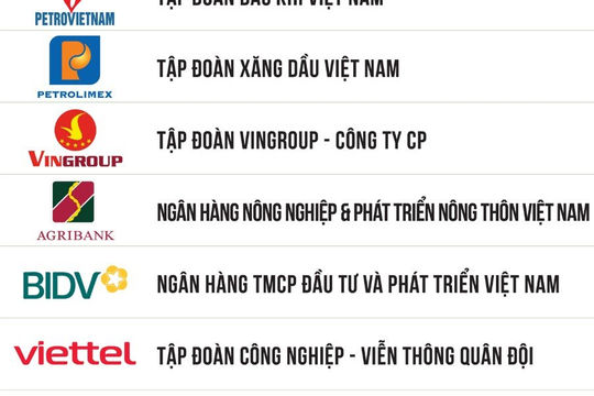Samsung và Vingroup đứng đầu 2 danh sách doanh nghiệp lớn nhất Việt Nam