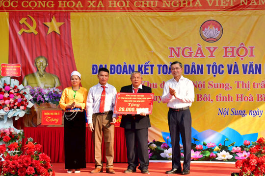 Tổng Kiểm toán nhà nước dự Ngày hội Đại đoàn kết toàn dân tộc và Văn hóa quân dân năm 2024 tỉnh Hòa Bình Tổng Kiểm toán nhà nước dự Ngày hội Đại đoàn kết toàn dân tộc và Văn hóa quân dân năm 2024 tỉnh Hòa Bình