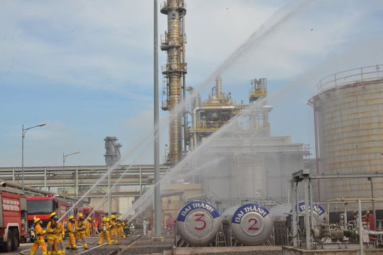 Diễn tập ứng phó sự cố tại Nhà máy Đạm Phú Mỹ