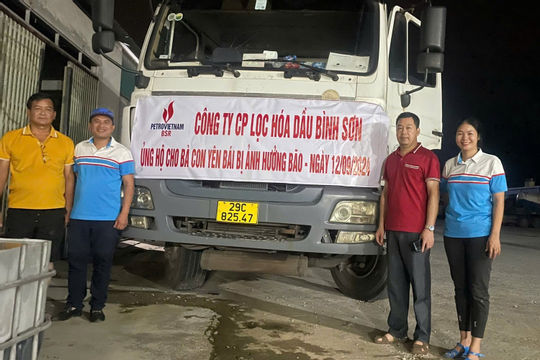 BSR hỗ trợ 20.000 lít xăng dầu cho tỉnh Yên Bái khắc phục hậu quả do bão, lũ lụt