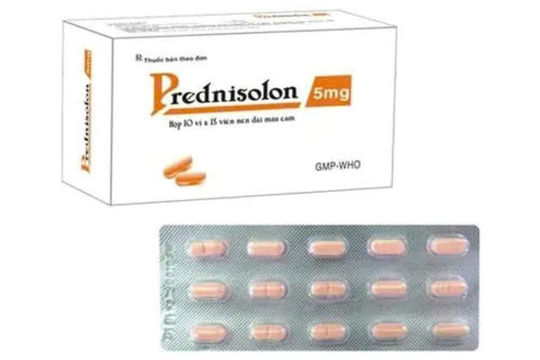 Hà Nội thu hồi gấp thuốc viên nén Prednisolon 5mg 