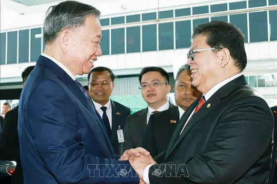 Tổng Bí thư Tô Lâm hội kiến Chủ tịch Hạ viện Malaysia