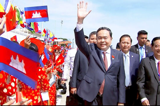 Chủ tịch Quốc hội Trần Thanh Mẫn kết thúc tốt đẹp chuyến thăm chính thức Campuchia