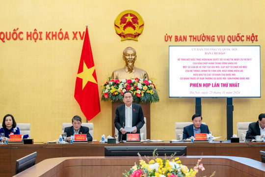 Chủ tịch Quốc hội: Tổ chức lại bộ máy sao cho tinh, gọn, mạnh, hiệu lực, hiệu quả, thông suốt