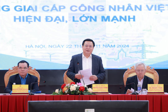 Xây dựng giai cấp công nhân hiện đại, lớn mạnh 