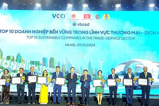 Vinh danh các doanh nghiệp bền vững tại Việt Nam năm 2024