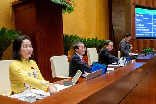 Thông qua Nghị quyết về tổ chức chính quyền đô thị tại thành phố Hải Phòng Thông qua Nghị quyết về tổ chức chính quyền đô thị tại thành phố Hải Phòng