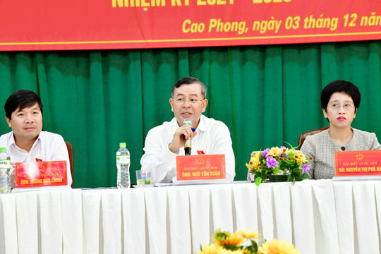Một số hình ảnh Tổng Kiểm toán nhà nước tiếp xúc cử tri tại huyện vùng cao Hòa Bình Một số hình ảnh Tổng Kiểm toán nhà nước tiếp xúc cử tri tại huyện vùng cao Hòa Bình