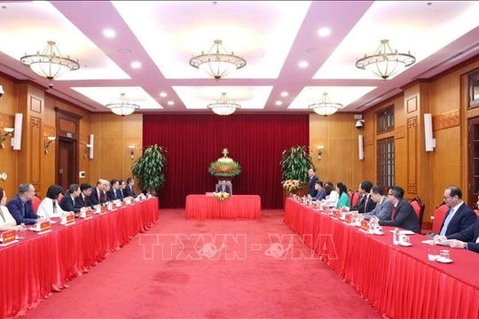 Thường trực Ban Bí thư tiếp các Đại sứ, Trưởng Cơ quan đại diện Việt Nam ở nước ngoài