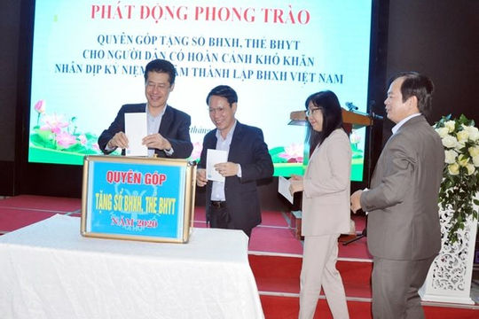 Nghệ An: Phát động Chương trình tặng sổ bảo hiểm xã hội, thẻ bảo hiểm y tế cho người có hoàn cảnh khó khăn, yếu thế