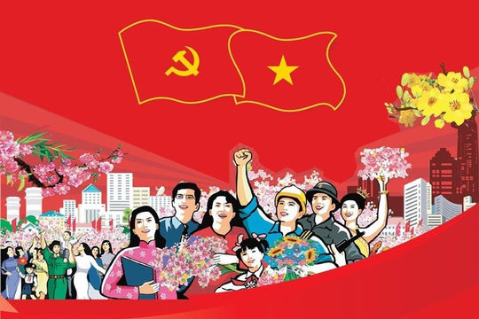 Triển lãm tranh cổ động nhân kỷ niệm 95 năm Ngày thành lập Đảng Cộng sản Việt Nam 