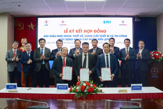 Ký hợp đồng EPC dự án cấp điện từ lưới điện Quốc gia cho huyện Côn Đảo