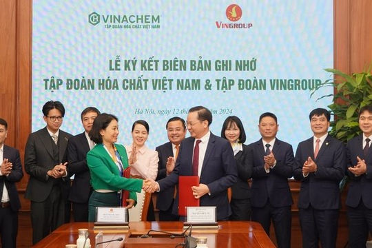 Vinachem và Vingroup ký kết biên bản ghi nhớ hợp tác chiến lược (MOU)