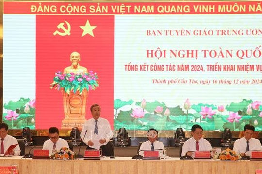 Hội nghị toàn quốc tổng kết công tác tuyên giáo năm 2024 