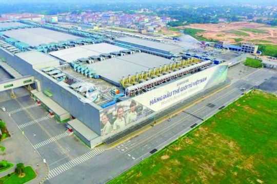 Thái Nguyên đứng trong top 10 địa phương thu hút dự án đầu tư FDI của cả nước 