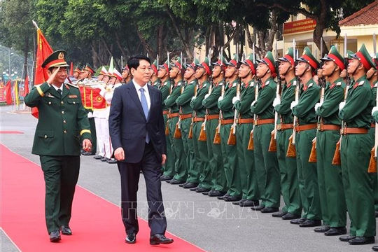 Chủ tịch nước Lương Cường: Xây dựng Quân đoàn 12 “tinh, gọn, mạnh”, chủ lực, cơ động chiến lược