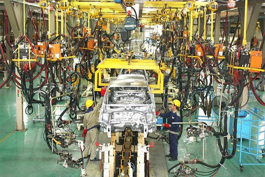 Sản xuất ô tô trong nước nỗ lực nâng cao tỷ lệ nội địa hóa  Sản xuất ô tô trong nước nỗ lực nâng cao tỷ lệ nội địa hóa