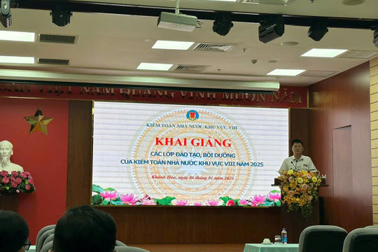 Kiểm toán nhà nước khu vực VIII: Khai giảng các lớp đào tạo, bồi dưỡng năm 2025