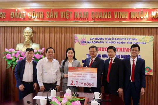 Agribank chung tay vì người nghèo, đối tượng chính sách ﻿﻿nhân dịp Xuân Ất Tỵ năm 2025