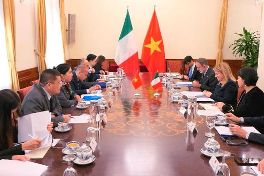 Thúc đẩy quan hệ hữu nghị, hợp tác nhiều mặt Việt Nam - Italia