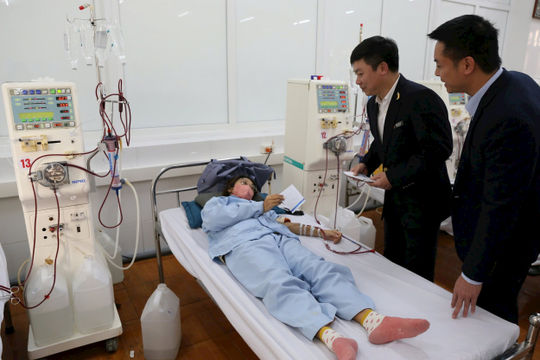 Kiểm toán nhà nước khu vực XI thăm hỏi và tặng quà cho các bệnh nhân có hoàn cảnh khó khăn tại tỉnh Thanh Hóa nhân dịp tết Nguyên đán
 Kiểm toán nhà nước khu vực XI thăm hỏi và tặng quà cho các bệnh nhân có hoàn cảnh khó khăn tại tỉnh Thanh Hóa nhân dịp tết Nguyên đán