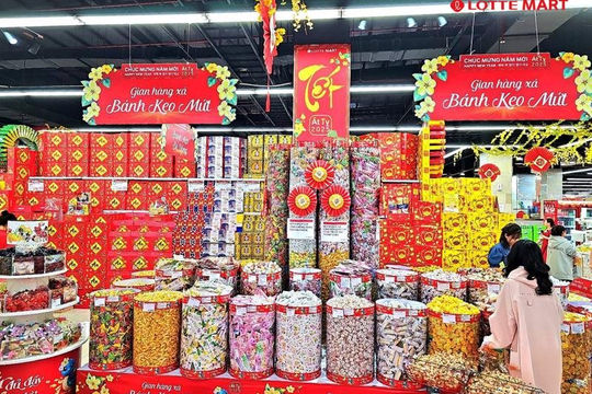 Thương mại dịch vụ tăng trưởng tích cực nhờ "Tết"