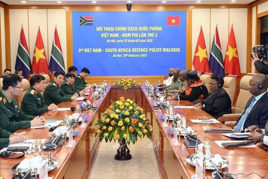 Việt Nam - Nam Phi: Đối thoại Chính sách quốc phòng lần thứ 3 Việt Nam - Nam Phi: Đối thoại Chính sách quốc phòng lần thứ 3