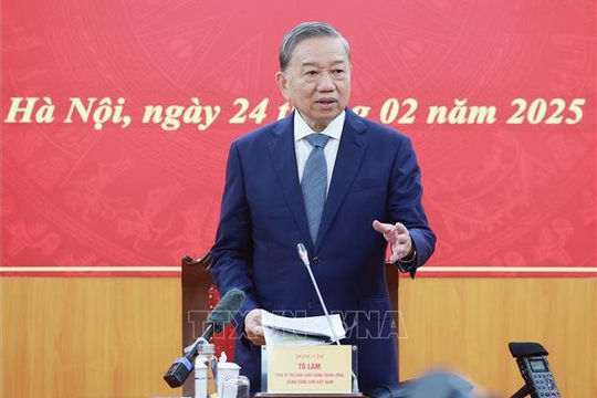 Kết luận của Tổng Bí thư Tô Lâm tại buổi làm việc với Ban Chính sách, chiến lược Trung ương Kết luận của Tổng Bí thư Tô Lâm tại buổi làm việc với Ban Chính sách, chiến lược Trung ương