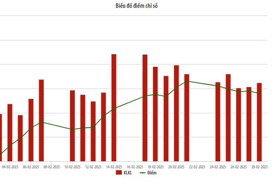 UPCoM tháng 02/2025: Giá trị giao dịch bình quân tăng 39,53%
