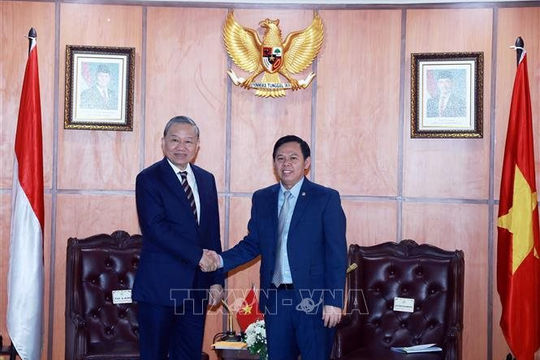 Tổng Bí thư Tô Lâm hội kiến Chủ tịch Hội đồng Đại biểu địa phương Indonesia Tổng Bí thư Tô Lâm hội kiến Chủ tịch Hội đồng Đại biểu địa phương Indonesia