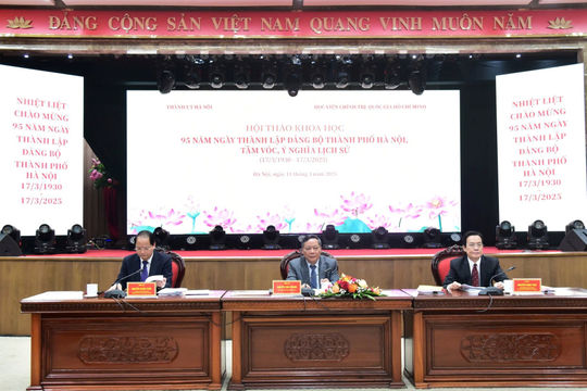 95 năm xây dựng và phát triển của Đảng bộ Hà Nội: Thành tựu và kinh nghiệm thực tiễn  95 năm xây dựng và phát triển của Đảng bộ Hà Nội: Thành tựu và kinh nghiệm thực tiễn