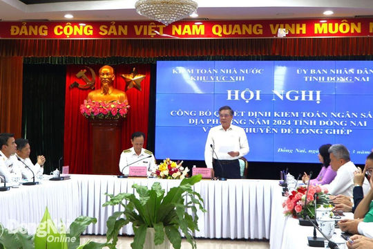 Công bố quyết định kiểm toán 18 đơn vị và các dự án tại tỉnh Đồng Nai