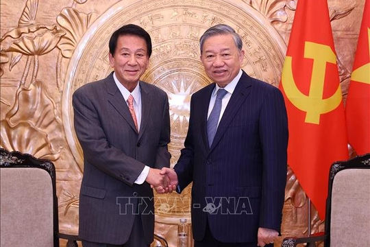 Tổng Bí thư Tô Lâm tiếp nguyên Đại sứ đặc biệt Việt Nam - Nhật Bản