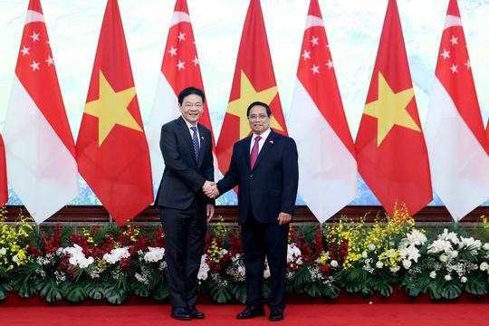 Đưa hợp tác Việt Nam - Singapore trở thành điển hình hợp tác trong khu vực