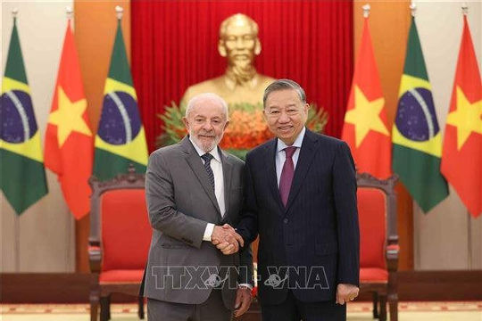 Brasil là đối tác hàng đầu của Việt Nam tại khu vực Mỹ Latinh