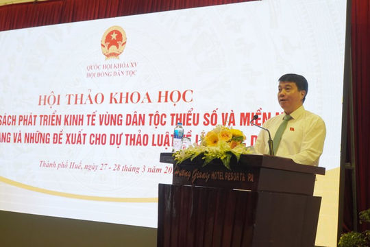 Hoàn thiện chính sách phát triển kinh tế vùng dân tộc thiểu số và miền núi Hoàn thiện chính sách phát triển kinh tế vùng dân tộc thiểu số và miền núi
