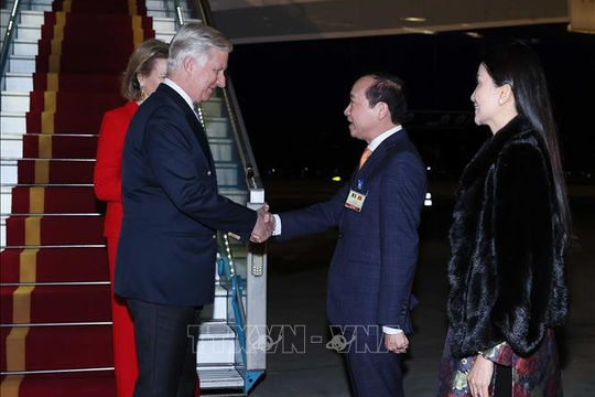 Nhà Vua và Hoàng hậu Bỉ bắt đầu thăm cấp Nhà nước đến Việt Nam