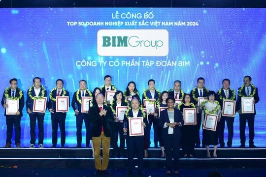BIM Group vinh dự nhận được nhiều giải thưởng
