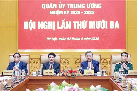 Tổng Bí thư Tô Lâm chủ trì Hội nghị Quân ủy Trung ương lần thứ mười ba