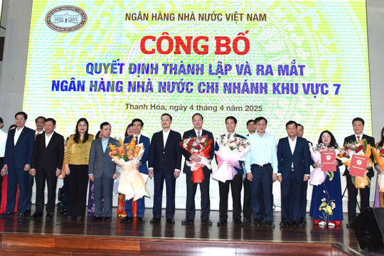 Ra mắt Ngân hàng Nhà nước khu vực 7 và khu vực 8 Ra mắt Ngân hàng Nhà nước khu vực 7 và khu vực 8