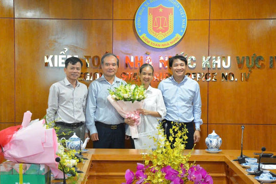 KTNN Khu vực IV tổ chức Hội nghị công bố quyết định của Tổng Kiểm toán nhà nước về công tác cán bộ