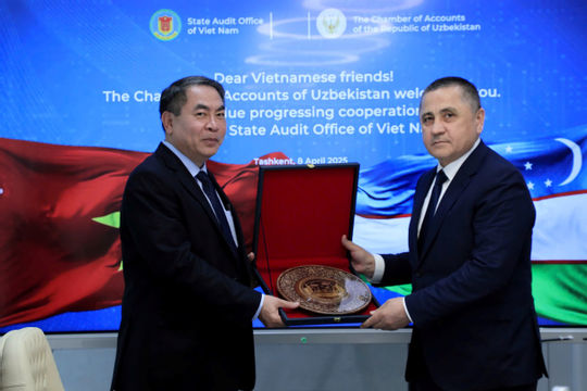 Tăng cường hợp tác giữa Kiểm toán nhà nước Việt Nam và Ủy ban Kiểm toán Cộng hòa Uzbekistan Tăng cường hợp tác giữa Kiểm toán nhà nước Việt Nam và Ủy ban Kiểm toán Cộng hòa Uzbekistan
