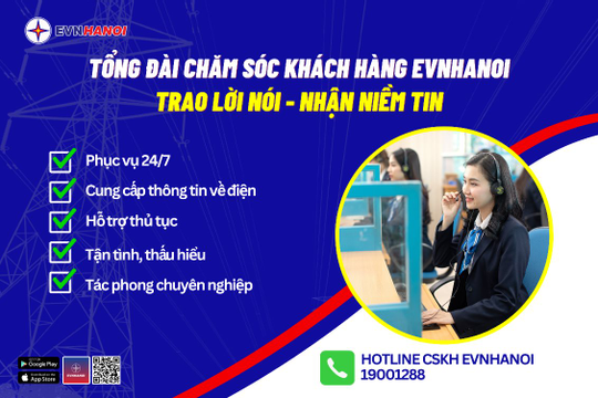 EVNHANOI ứng dụng công nghệ Tổng đài thông minh SCC vào chăm sóc khách hàng  EVNHANOI ứng dụng công nghệ Tổng đài thông minh SCC vào chăm sóc khách hàng
